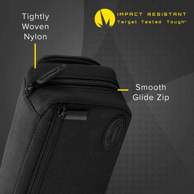 Casemaster by GLD Products Casemaster Plazma Pro Dart Case with Black Zipper and Phone Pocket - Image 3